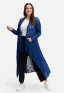 Kekoo Veste en tricot Long 'Cotton'