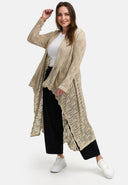 Kekoo Chaqueta de punto larga 'Cotton'