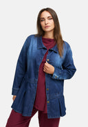 Chaqueta de blusa de denim premium 'Indiga'