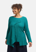 'Marella' tunic – cotton blend, asymmetric hem