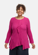 'Marella' tunic – cotton blend, asymmetric hem