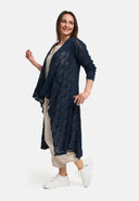 Kekoo Veste en tricot Long 'Cotton'