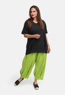 Langskjorte af hør i ballon silhuet 'Venti'