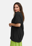 Langskjorte af hør i ballon silhuet 'Venti'