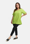 Langskjorte af hør i ballon silhuet 'Venti'