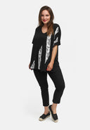 Túnica em linha A de viscose leve com stretch 'Sovana'