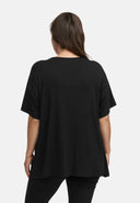 Túnica em linha A de viscose leve com stretch 'Sovana'