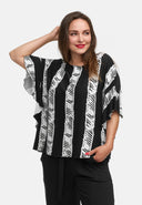 Tunica casual con maniche a pipistrello 'Sovana'