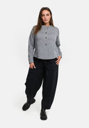 'Juline' chaqueta blusa – Denim con stretch, femenina y moderna