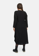 Jurk in A-lijn met plooien 'Ferina'