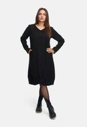 Elegant Dress, A-Line, with Textured Pattern 'Noira'