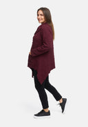 Túnica línea A con cuello drapeado 'Floréa'