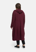 Manteau de transition en viscose stretch texturée 'Floréa'