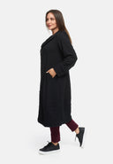 Manteau de transition en viscose stretch texturée 'Floréa'