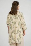 'Livia' Blouse-Tunic – light, figure-flattering & artistically patterned