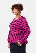 'Sienna' jacket - viscose-stretch, mixed stripes