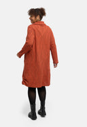 'Lova' dress - cotton stretch, textured pattern