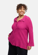 'Marella' blouse – cotton blend, textured fabric