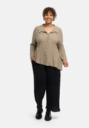 Blusa "Marella" – misto cotone, tessuto strutturato