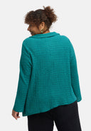 Blusa "Marella" – misto cotone, tessuto strutturato