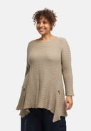 'Marella' tunic – cotton blend, long form