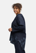 Tunique « Nila » – Dark Denim, impression laser