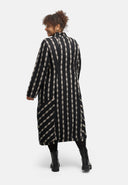 'Karena' Kleid - Baumwoll-Stretch, Streifenlook