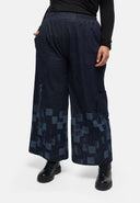 'Nila' trousers – dark denim, balloon shape