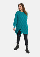 'Cotona' Chemise Tricot Long – décontracté & confortable
