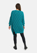 'Cotona' Chemise Tricot Long – décontracté & confortable