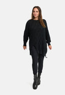 'Cotona' Chemise Tricot Long – décontracté & confortable