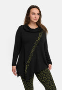 'Seriva' Tunika – A-linje med sjalkrage & diagonalpanel