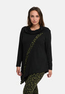 'Seriva' Tunika – A-linje med sjalkrage & diagonalpanel