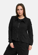 'Brunel' Jacket – cozy stretch, nobly textured & shirt collar