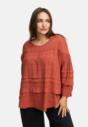Tunic scaoilte le gearradh céimnithe 'Ferina'