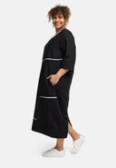 Vestido midi 'Saria' – simples, confortável e natural