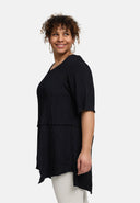 'Crissa' V-Neck Tunic – light, casual & figure-flattering