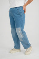 Bríste 'Sky' – Denim Préimhe, Paiste & Síneadh