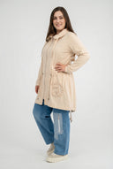 'Livia' Parka de Meia-Estação – suave, detalhado & moderno