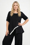 Blouse 'Saria' – asymétrique, légère et naturelle