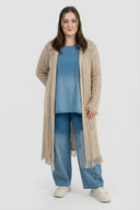 'Cotture' Long Cardigan – Soft Touch, Stylish Cut & Airy