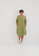 Vestido "Olina" – leve, texturado e com elastano suave