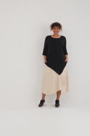 'Livia' Skirt – A-Line, asymmetric & elastic