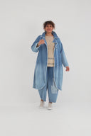 "Manteau 'Sky' – Denim premium, effet ombré et stretch"
